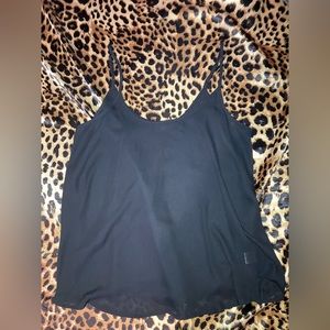 Black tank top